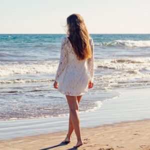 vestido blanco player